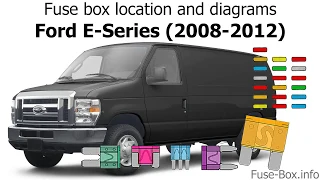 Fuse box location and diagrams: Ford E-Series (2009-2012)