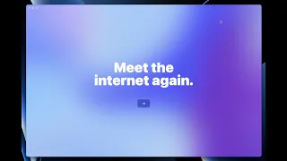 Arc Browser Welcome Intro