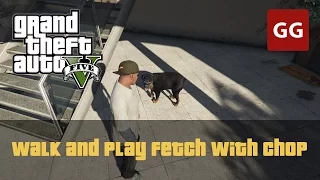 Walk and Play Fetch With Chop — GTA 5