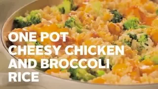 VELVEETA One Pot Cheesy Chicken and Broccoli Rice