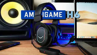 Игровые наушники с бодрым микрофоном - Fifine Ampligame H6