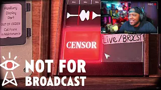 NOT FOR BROADCAST RELEASE DATE TRAILER REACTION (TV BroadCast Simulator?)