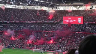 Tsimikas FA Cup winning penalty vs Chelsea | View from the stands |