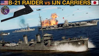 Could A Single B-21 Raider Destroy An Entire IJN Pearl Harbor Carrier Group? (WarGames 101) | DCS