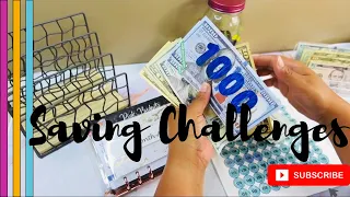 Saving Challenges Stuffing | Completing One| #savings #savingschallenge #budget #budget2022