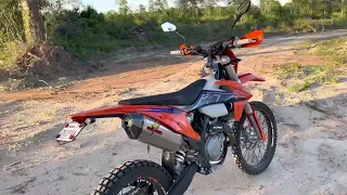 2022 KTM 500 EXC-F vs 2021 Kawasaki KLX300 DS Review and Mods