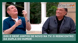 Didi e Dedé se reencontram e relembram carreira na televisão | Record 70 anos - Domingo Espetacular