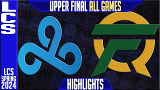 C9 vs FLY Highlights ALL GAMES | LCS Spring 2024 Playoffs Upper Final   Cloud9 vs FlyQuest