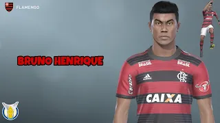 Como fazer o Bruno Henrique (FLAMENGO) PES 2019