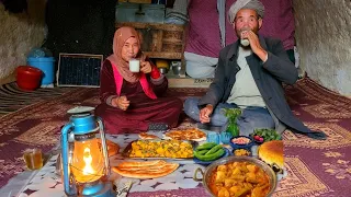 Old Lovers Living Style in Cave | Cooking Afghan Traditional Food | Afghanistan Village Life