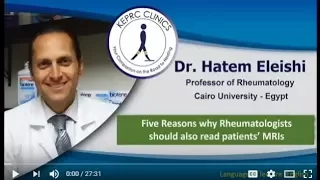 Five Reasons Why Rheumatologists Should Also Read Patients' MRIs