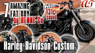 7 AMAZING Harley-Davidson FAT BOY Custom by HENNE Co [4K] * A&T Design