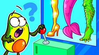 Which Legs Should Avocado Choose? | Tall vs Short Problems & Hacks | Funny Cartoon By Avocado Family