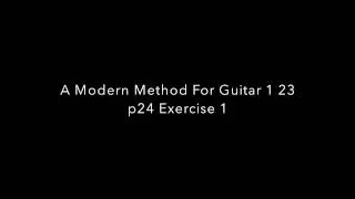 A Modern Method For Guitar 1 23 p24 Exercise 1