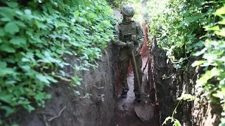 On the Donbas frontlines near Horlivka