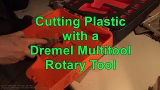 Cutting Plastic with a Dremel Multitool Rotary Tool