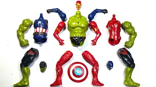 Merakit Iron Man VS Hulk Smash VS Captain America ~ Marvel Avengers Toys