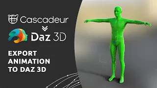 Cascadeur to Daz 3D - How to Export Animation