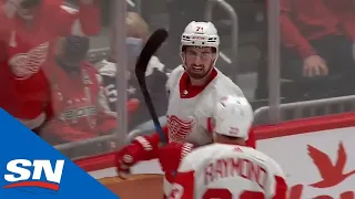 Larkin Gets The Puck Out Wide And Finishes With A Snipe To Win The Game