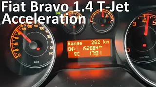 Fiat Bravo 1.4 T-jet (120HP) Acceleration