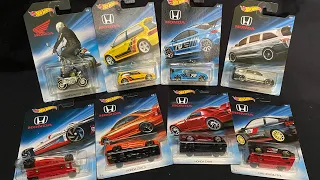 Hot Wheels - Honda Series Set 1-8 Complete 2017