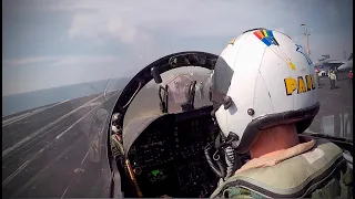 Behold the Power of Steam! - EA-18G Growler Cockpit View Catapult Launch - Bring your Squeegee!