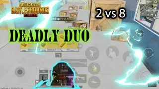 AVIS || 2 vs 8 || deadly duo || squad wipe || #pubgm #avis #shorts