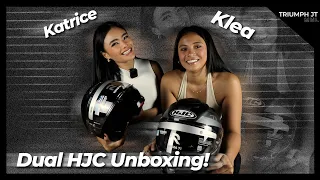 Dual HJC Unboxing with Katrice and Klea! | HJC RPHA 71 & RPHA 91!