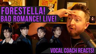 Vocal Coach Reacts! Forestella! Bad Romance! Live!