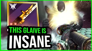 The Engima Glaive is lowkey INSANE & BY FAR the BEST Glaive in Destiny 2