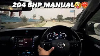 Driving The MANUAL 2022 Fortuner Diesel 😍❤️‍🔥- ज़िंदा घोड़ा है ये🔥🥵