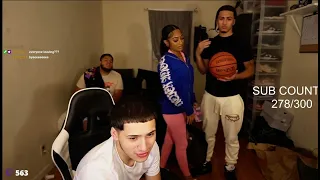 Brittany Kiana and Bmo buggout live during Shangel's twitch pt.1