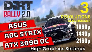 Dirt Rally 2.0 RTX 3090 Benchmarks at | 1080p | 1440p | 4K | [ASUS ROG STRIX RTX 3090 OC]