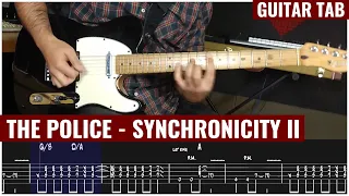 Police Synchronicity 2 Guitar Lesson - Tab - Tutorial - How to Play