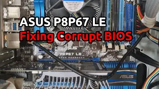 ASUS Motherboard Starts with no Display and Beep - Corrupt BIOS