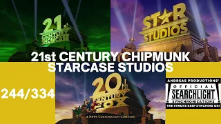 21st Century Showcase and Star Studios synch to 20th Century Fox (Chipmunks) | VR #244/SS #334