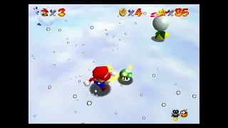 Super Mario 64 (NS) Snowman's Land Star #5 - Shell Shreddin for Red Coins