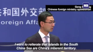 China says weapons in S. China Sea not militarisation