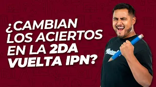 ¿Cambian los aciertos en examen del IPN para segunda vuelta? #ipn #examenipn #cursoipn #universidad