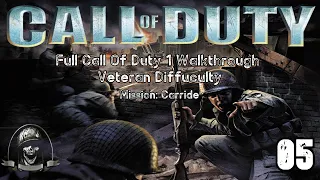 Call Of Duty 1 - Full Game Walkthrough Part 5 - U.S. Campaign: Carride (Veteran Difficulty)