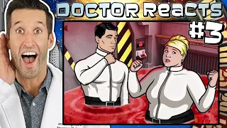 ER Doctor REACTS to Archer #3 | Anatomy Episode