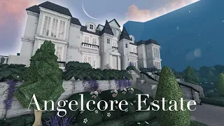 Angelcore Estate - Bloxburg Tour + Speedbuild Part 1