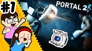 NEVER PLAYED PORTAL!? | Let's Play PORTAL 2 EPISODE 1