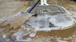 you will be shocked when you see how much dirt was on this carpet