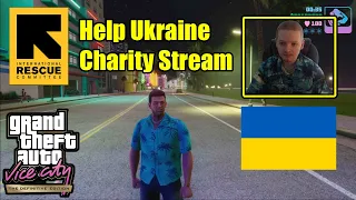 GTA Vice City 100% Help Ukraine International Rescue Committee Stream