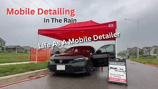 Rainy Day As A Mobile Detailer | Day In The Life Of A Mobile Detailer