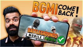 BGMI Is Coming BACK! BGMI Ban Over! Full Details & Launch Time🔥🔥🔥