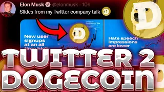 СРОЧНО! TWITTER 2.0 DOGECOIN! ИЛОН МАСК ЕЩЕ ПАМП DOGE! TWITTER 2 И DOGECOIN!