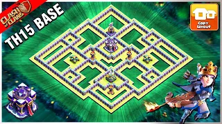 NEW STRONGEST! TH15 Hybrid Base With Copy Link 2023 | COC Town Hall 15 Hybrid Base #931