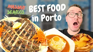 INSANE Portuguese Food - Massive GRILLED TURBOT + Porto's ICONIC SANDWICH!!